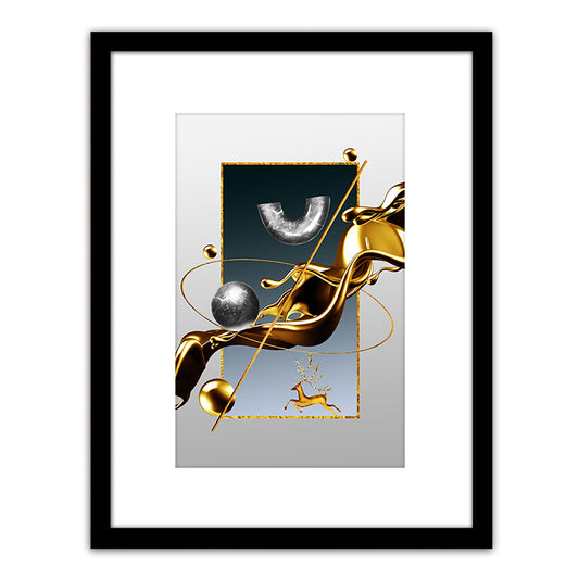 Πίνακας Σε Κορνίζα Πλαστικό 'Abstract' 35x45x1.8cm - Hippiehome.gr