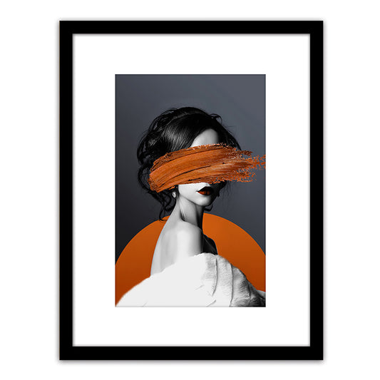 Πίνακας Σε Κορνίζα Πλαστικό 'Γυναικεία Φιγούρα' 35x45x1.8cm - Hippiehome.gr