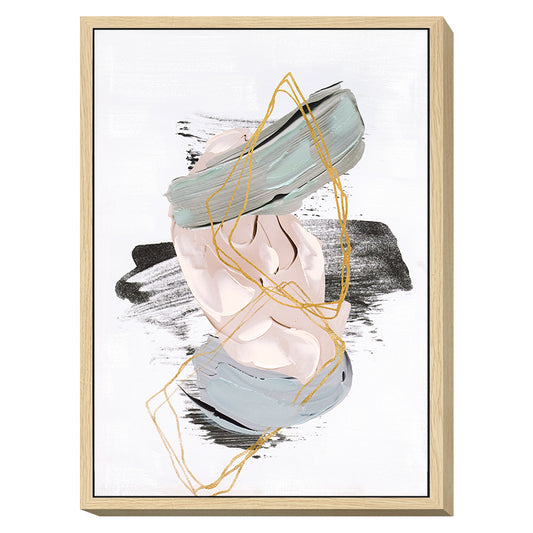 Πίνακας Σε Κορνίζα "Abstract" Καμβάς 50x70x4cm - Hippiehome.gr