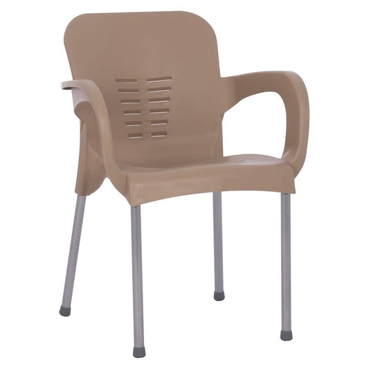 Καρέκλα Κήπου Eco Cappuccino Ανακυκλωμένο PP 60x50x80xcm - Hippiehome.gr