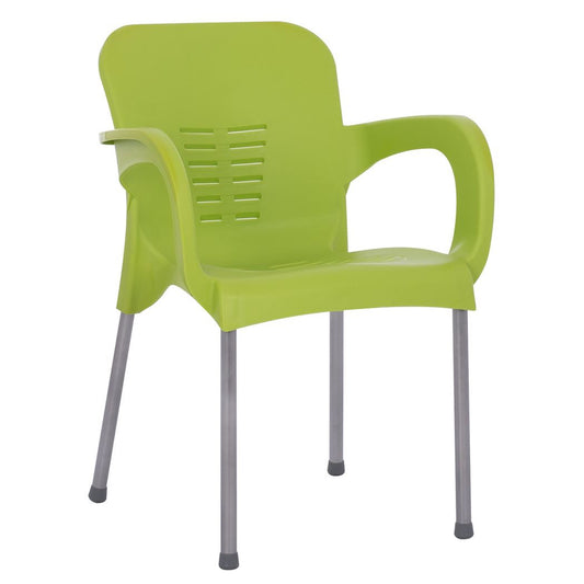 Garden Chair Eco Green Recycled PP 60x50x80xcm