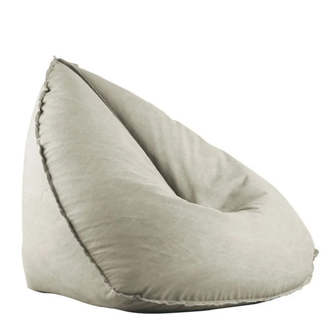 Πουφ Πολυθρόνα EMMIE 100% Αδιάβροχο Μπεζ Ύφασμα 94x100x81cm - Hippiehome.gr