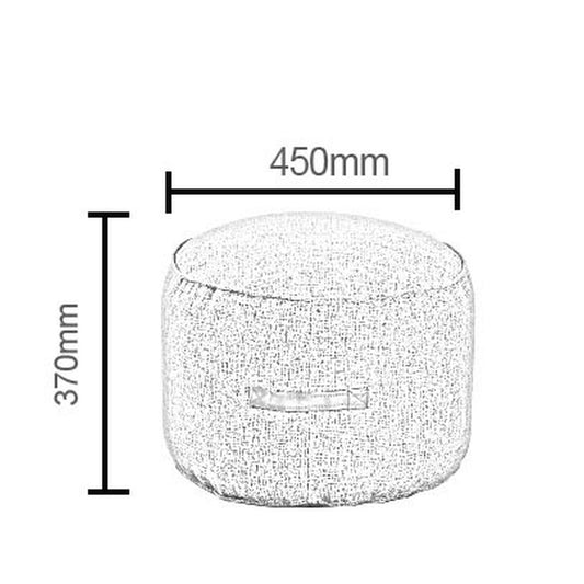 Πουφ MOSI Κόκκινο Ύφασμα 45x37cm - Hippiehome.gr