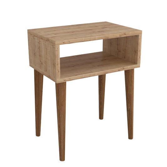 Κομοδίνο GANIRU Δρυς Μοριοσανίδα/Ξύλο 45x30x60cm - Hippiehome.gr