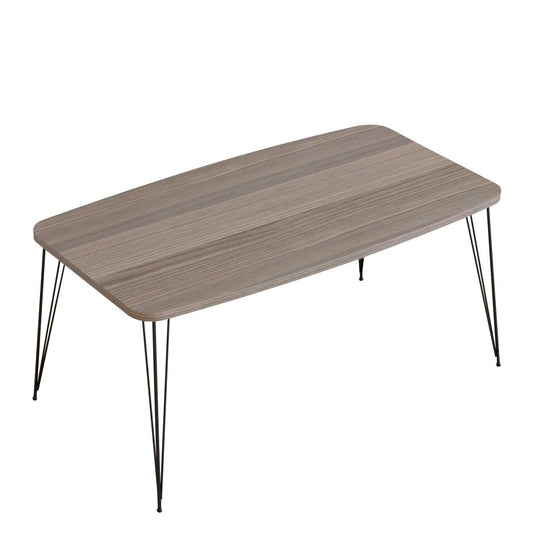 Τραπεζάκι Σαλονιού FEMI Cordoba Μοριοσανίδα/Μέταλλο 50x90x40cm - Hippiehome.gr