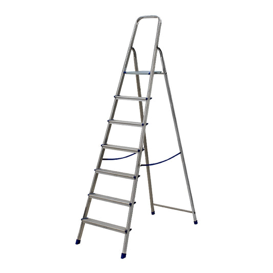 Σκάλα αλουμινίου Framar Ιταλίας χρώμα ασημί 218x52εκ. - Hippiehome.gr