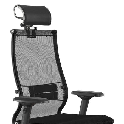 Samurai L2-9D Megapap ergonomic office chair with TS Mesh fabric color black 69x70x125/135cm.