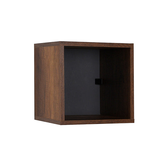 Βιβλιοθήκη στοιβαζόμενη Flat Megapap σε χρώμα καρυδί 33x19x33εκ. - Hippiehome.gr