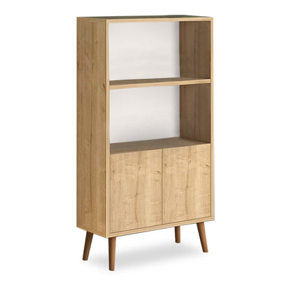 Βιβλιοθήκη μελαμίνης Cube Megapap χρώμα oak 60x24x110εκ. - Hippie Home 