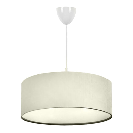 Φωτιστικό οροφής Monahan Megapap υφασμάτινο χρώμα εκρού 38x20x70εκ. - Hippiehome.gr