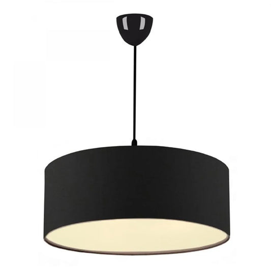 Φωτιστικό οροφής Monahan Megapap υφασμάτινο χρώμα μαύρο 38x21x70εκ. - Hippiehome.gr