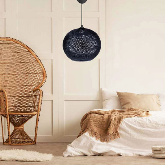 Φωτιστικό οροφής Gibson Megapap χρώμα μαύρο 30x23x70εκ. - Hippiehome.gr