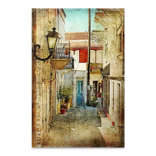 Πίνακας σε καμβά "Neighborhood" Megapap ψηφιακής εκτύπωσης 40x60x3εκ. - Hippiehome.gr