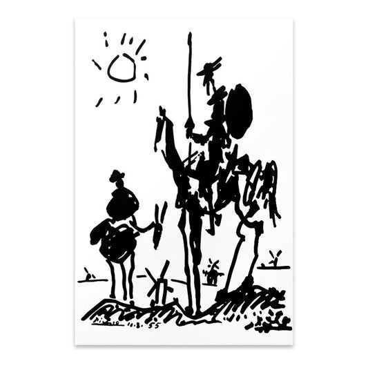 Πίνακας σε καμβά "Don Quixote" Megapap ψηφιακής εκτύπωσης 50x75x3εκ. - Hippiehome.gr