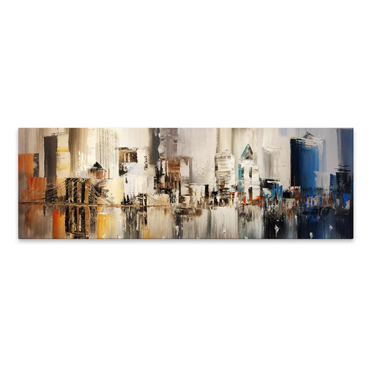 Πίνακας σε καμβά "City" Megapap ψηφιακής εκτύπωσης 140x70x3εκ. - Hippiehome.gr