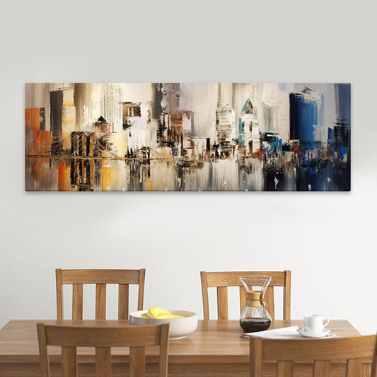 Πίνακας σε καμβά "City" Megapap ψηφιακής εκτύπωσης 140x70x3εκ. - Hippiehome.gr