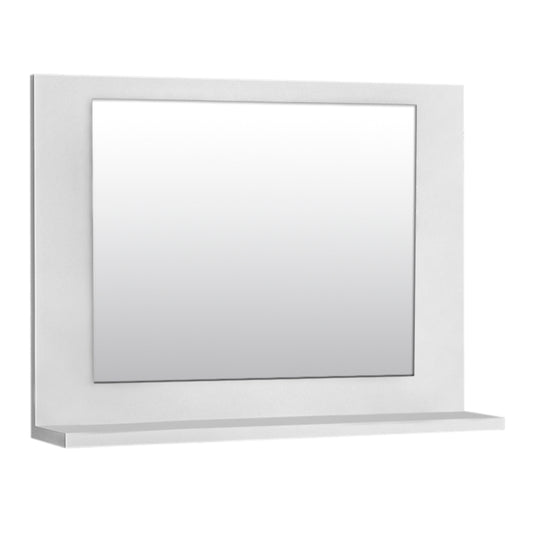 Καθρέφτης μπάνιου Devlin Megapap από μελαμίνη χρώμα λευκό 60x10x45εκ. - Hippie Home 