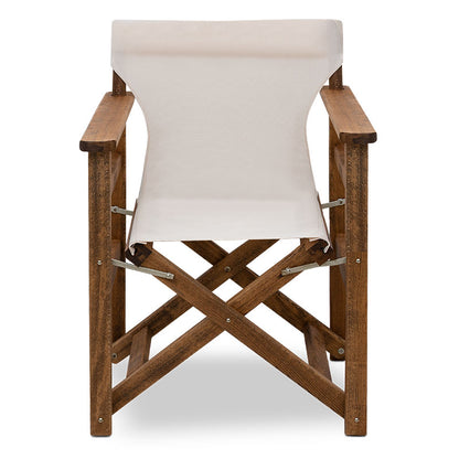 Πολυθρόνα σκηνοθέτη Queen Megapap ξύλινη μασίφ οξιά χρώμα καρυδί εμποτισμού με διάτρητο εκρού πανί 61x57x86εκ. - Hippiehome.gr