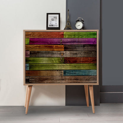 Soho Megapap melamine chest of drawers sonoma color 80x40x90cm.