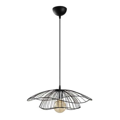 Φωτιστικό οροφής Yildo Megapap E27 μεταλλικό μονόφωτο χρώμα μαύρο Φ50x111εκ. - Hippiehome.gr