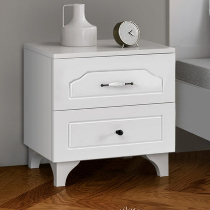 Assos Megapap bedside table color white 45x42x55cm.