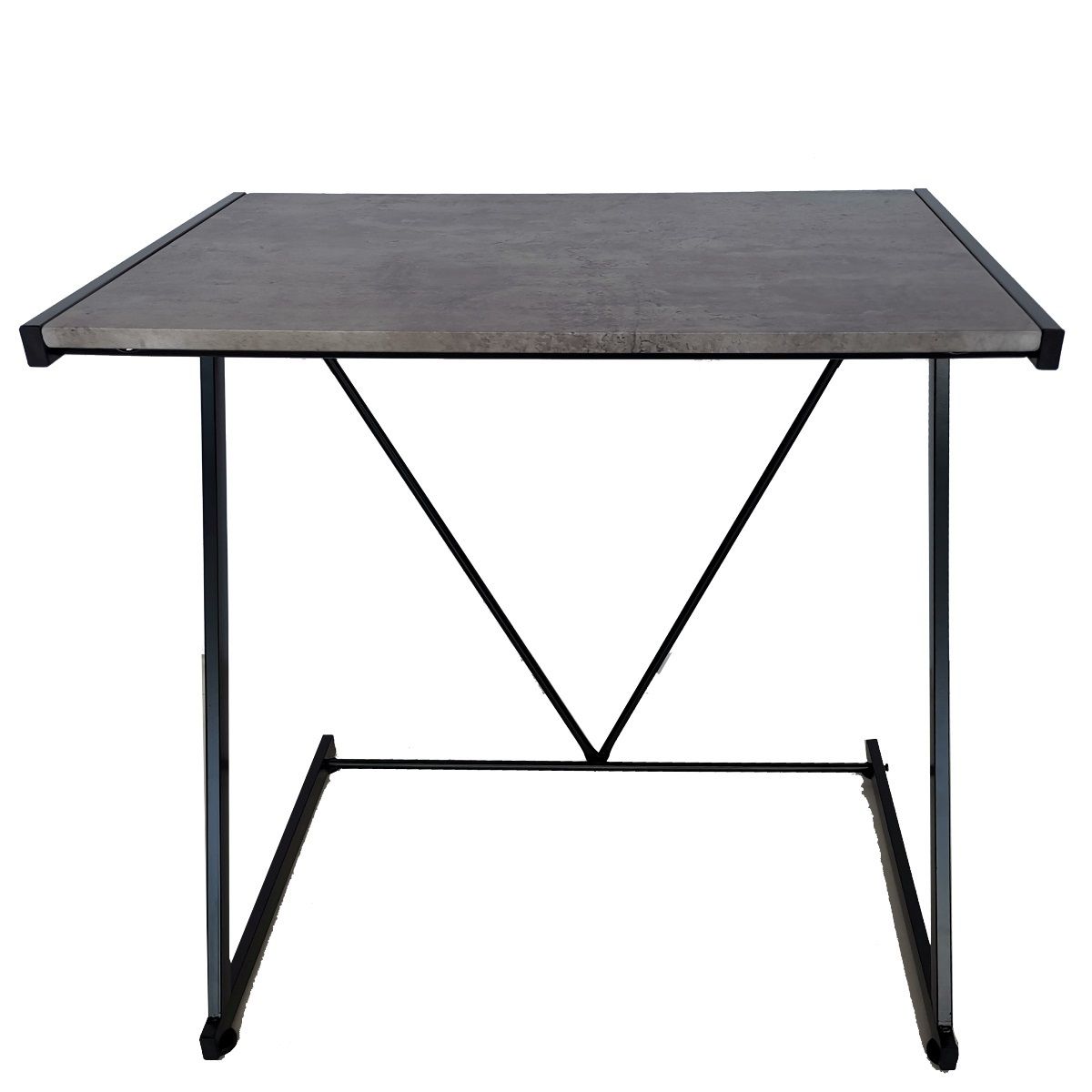 Γραφείο CROWN FLOWER Cement 76x51x76cm - Hippiehome.gr