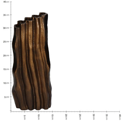 Βάζο Μπρονζέ Αλουμίνιο 15x8x36cm - Hippie Home 