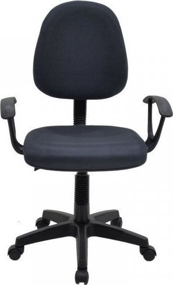 Καρέκλα Γραφείου ΔAΦNH Μαύρο Ύφασμα 55x48x82-94cm - Hippiehome.gr