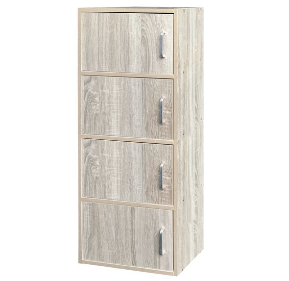 Ντουλάπα BEGONIA Φυσικό Χρώμα 42x30x106.2cm - Hippiehome.gr