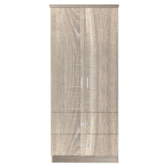 Ντουλάπα SWALLOWTAIL Φυσικό Χρώμα 80x50x180cm - Hippiehome.gr