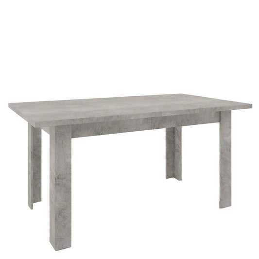 Τραπέζι Επεκτεινόμενο ΛΟΥΣΙ Μοριοσανίδα Beton (160+40)x90x75cm - Hippie Home 