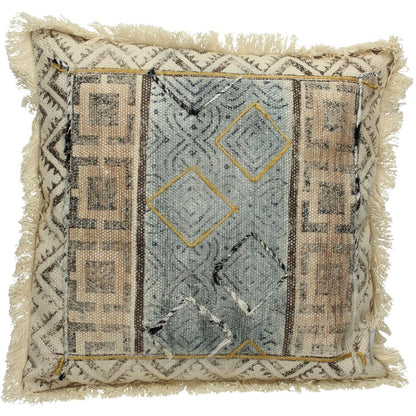 Μαξιλάρι Μπλε Βαμβακερό 45x45cm - Hippie Home 