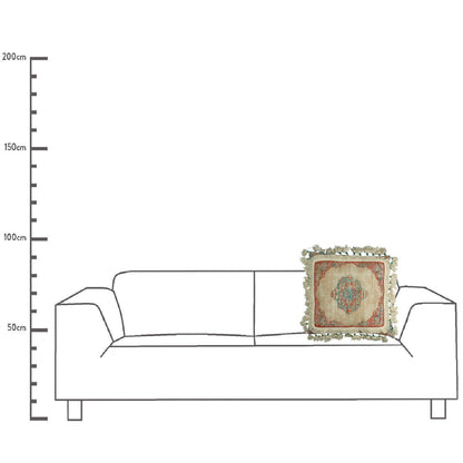 Μαξιλάρι Πορτοκαλί Βαμβακερό 45x45cm - Hippie Home 