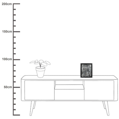 Κορνίζα Μαύρο Polyresin 20x25cm - Hippie Home 