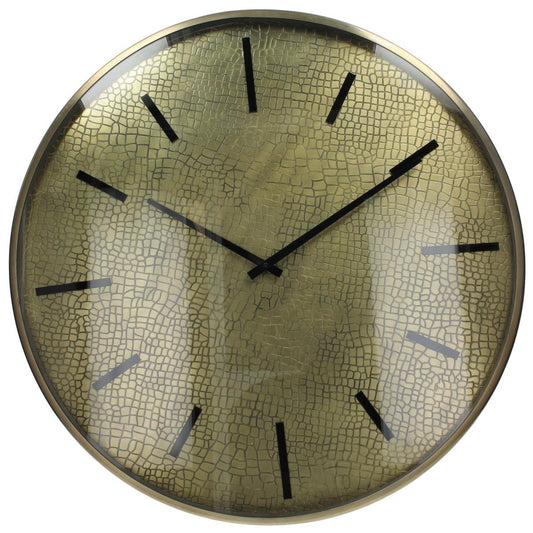 Ρολόι Τοίχου Χρυσό Μέταλλο 60x5x60cm - Hippie Home 