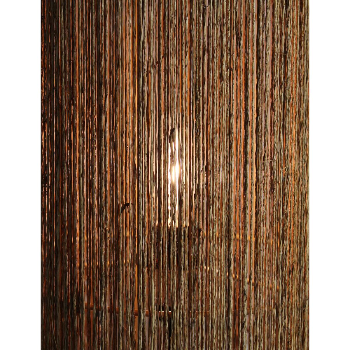 Φωτιστικό Δαπέδου Φυσικό Γιούτα 25x25x120cm - Hippie Home 
