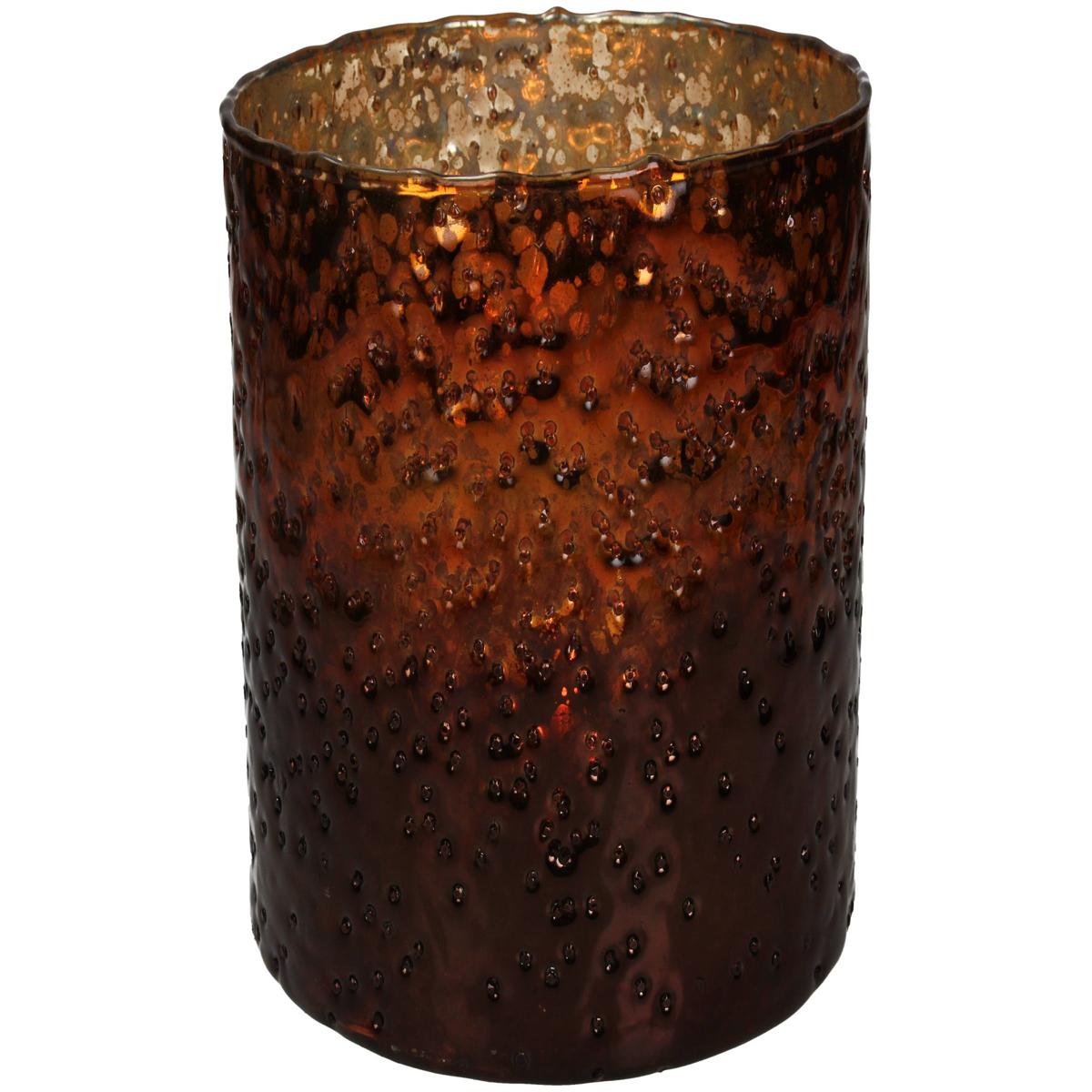 Κηροπήγιο Amber Γυαλί 15x15x16cm - Hippie Home 