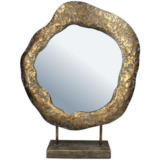 Καθρέπτης Χρυσό Μέταλλο 47x13x60.5cm - Hippie Home 